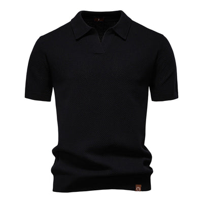 Quinzel™ | Classic Knit Polo Shirt