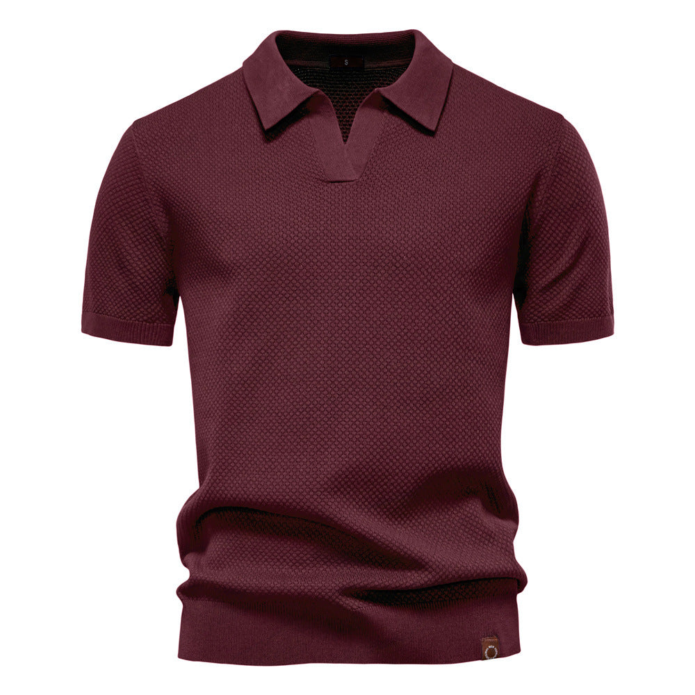 Quinzel™ | Classic Knit Polo Shirt