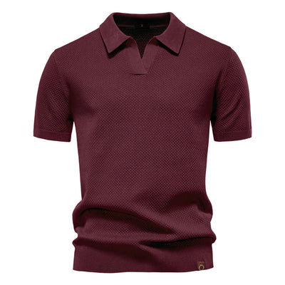 Quinzel™ | Classic Knit Polo Shirt