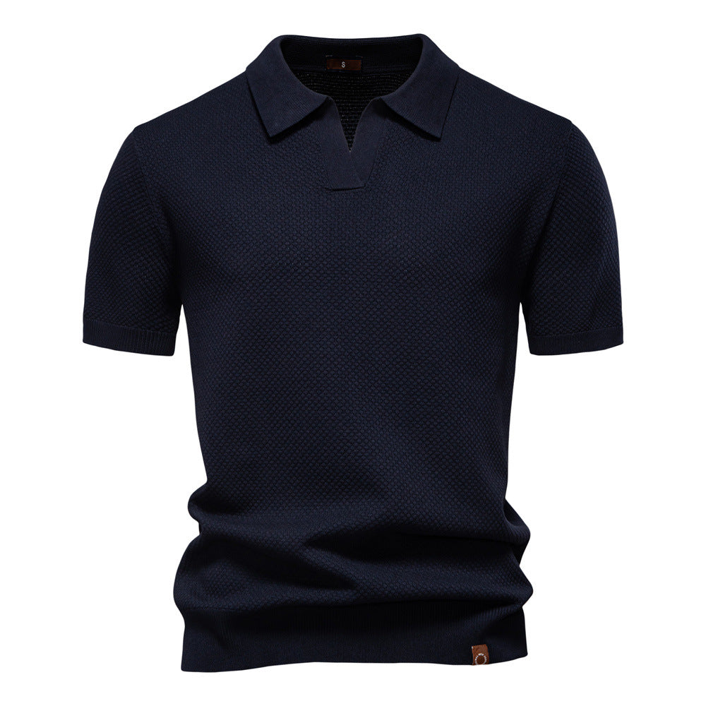Quinzel™ | Classic Knit Polo Shirt
