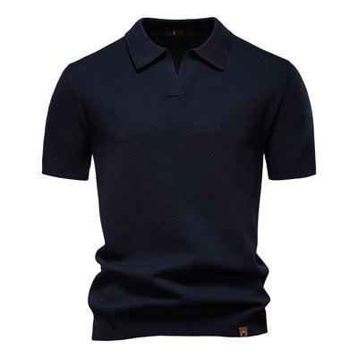 Quinzel™ | Classic Knit Polo Shirt