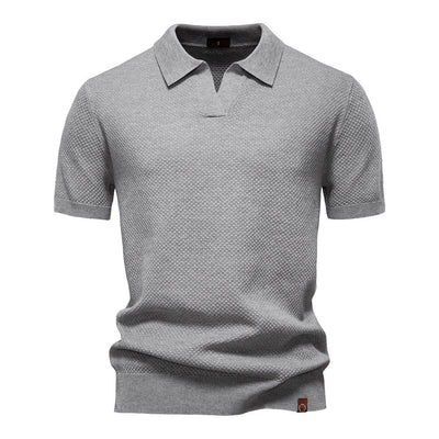 Quinzel™ | Classic Knit Polo Shirt