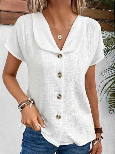Isadora™ | Lightweight Button-Up Blouse