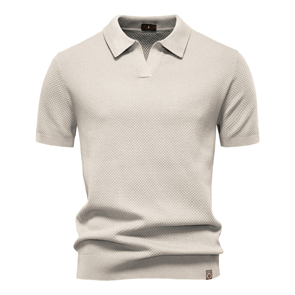 Quinzel™ | Classic Knit Polo Shirt