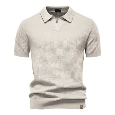 Quinzel™ | Classic Knit Polo Shirt