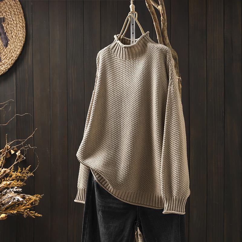 Brynlee™ | Textured Knit Turtleneck Sweater