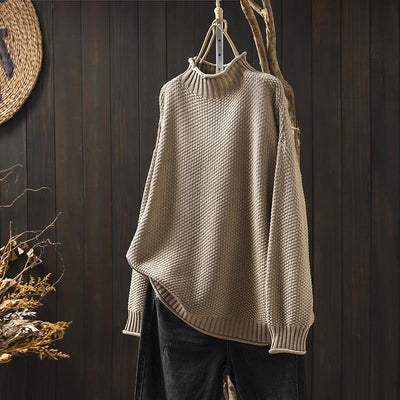 Brynlee™ | Textured Knit Turtleneck Sweater