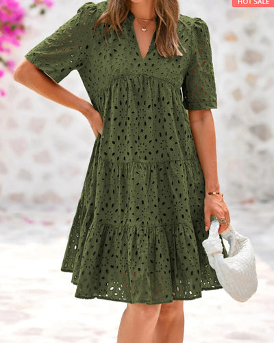 Cali™ | Elegant Lace Ruffle Sundress
