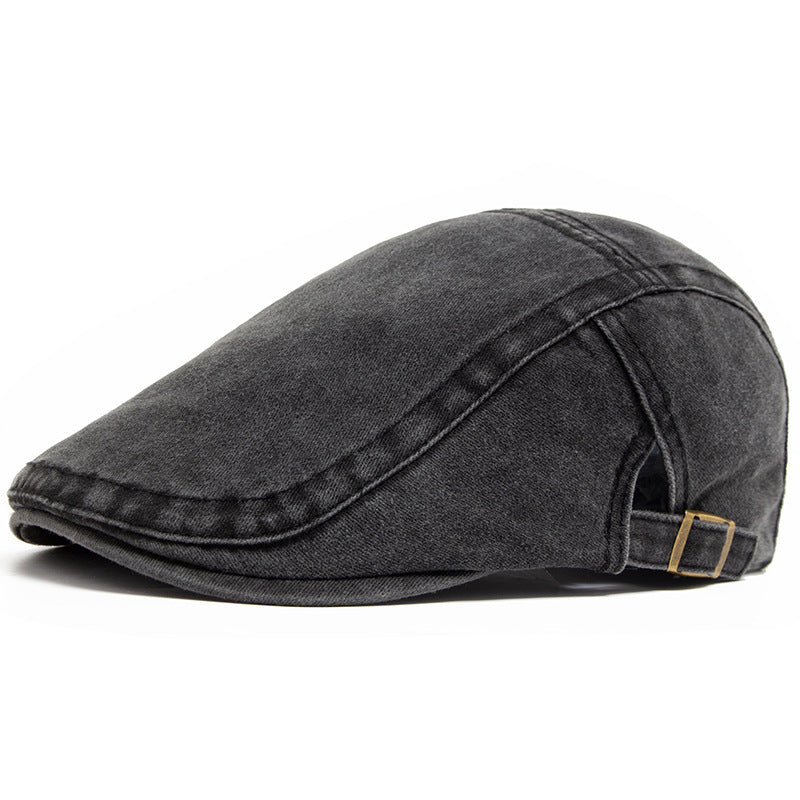 Adrien™ | Classic Denim Flat Cap