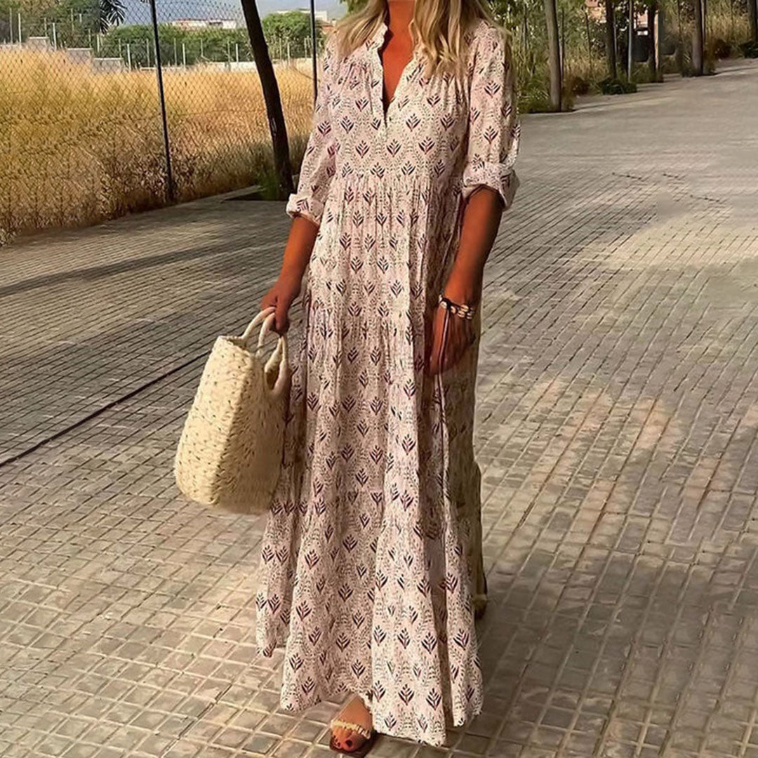 Capucine™ | Elegant Boho Maxi Dress