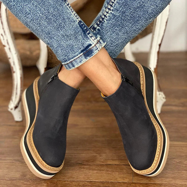 Carmen™ | Platform Wedge Ankle Boots