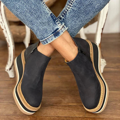 Carmen™ | Platform Wedge Ankle Boots