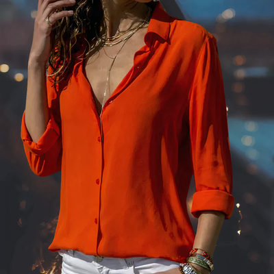 Léorine™ | Timeless Button-Up Blouse