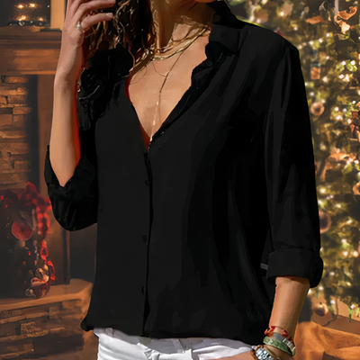 Léorine™ | Timeless Button-Up Blouse