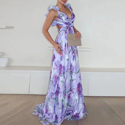 Quésia™ | Blooming Elegance Floral Gown