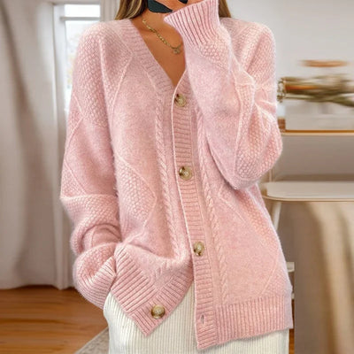 Aurélie™ | Soft Cable Knit Cardigan