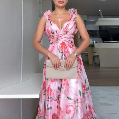 Quésia™ | Blooming Elegance Floral Gown