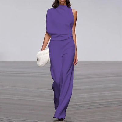 Aurienna™ | Modern Asymmetrical Jumpsuit