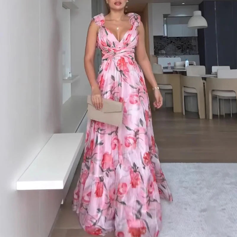 Quésia™ | Blooming Elegance Floral Gown