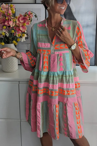 Bella™ | Bohemian Tiered Tunic Dress