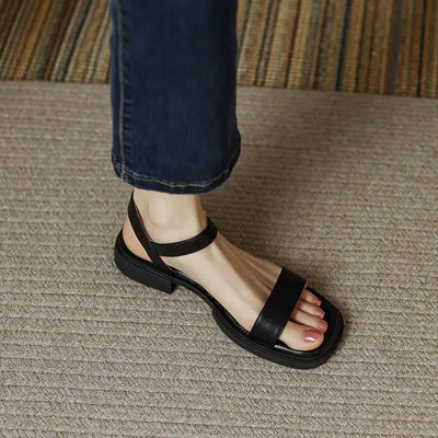Gwénaia™ | Elegant Leather Sandals