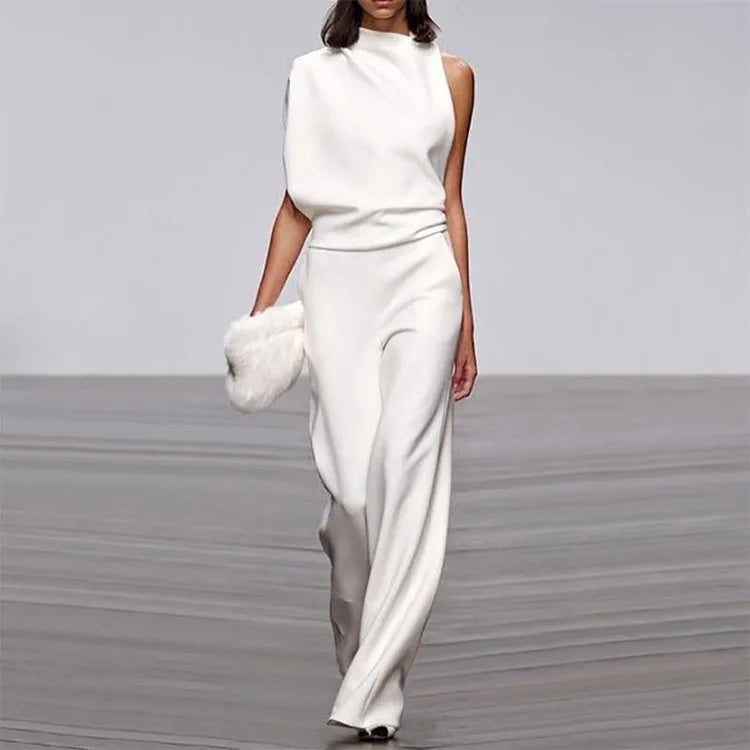 Aurienna™ | Modern Asymmetrical Jumpsuit