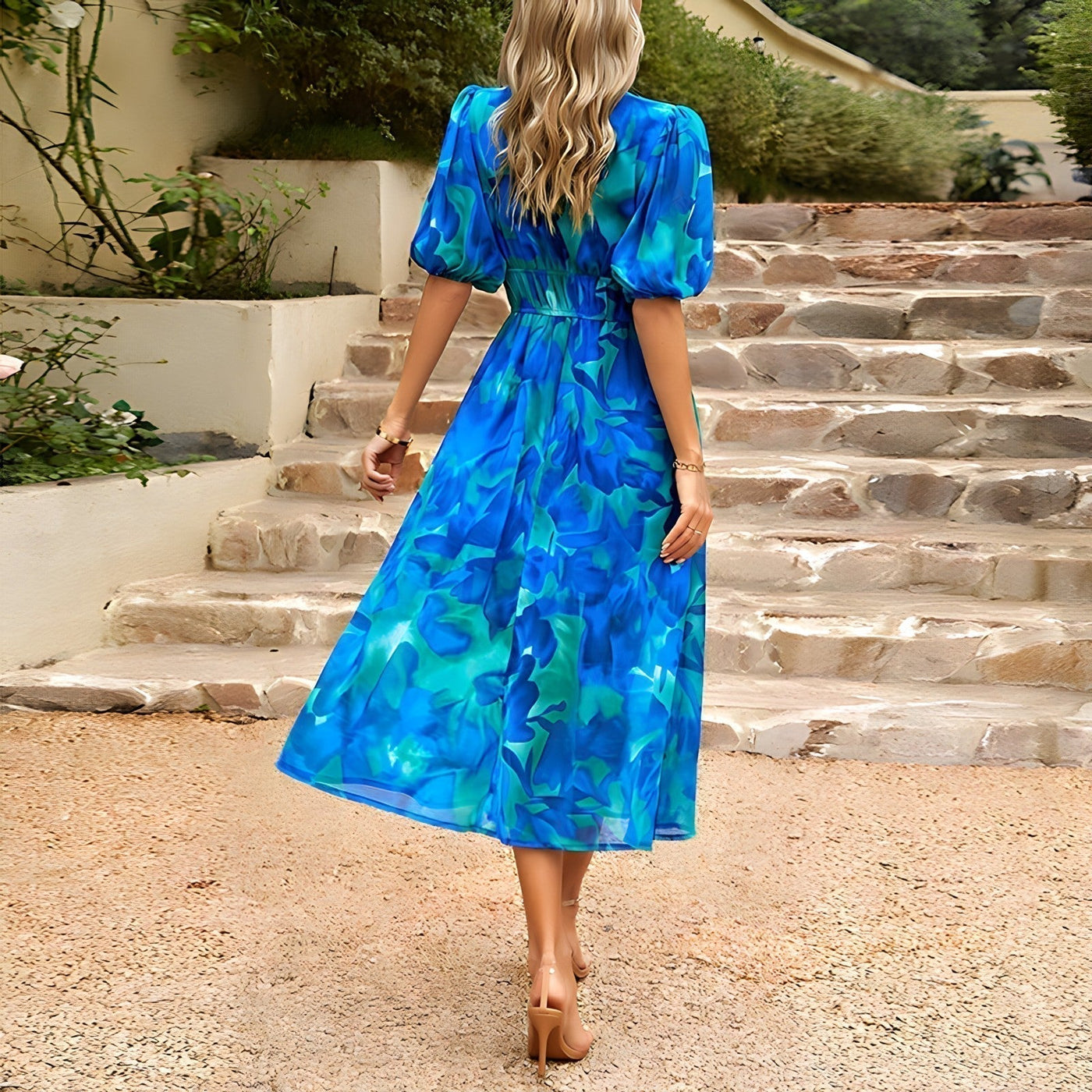 Riley™ | Floral Print Maxi Dress