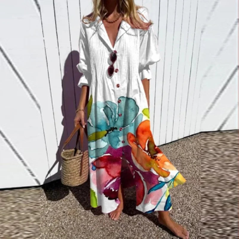 Vivian™ | Bloom Boldly Maxi Dress