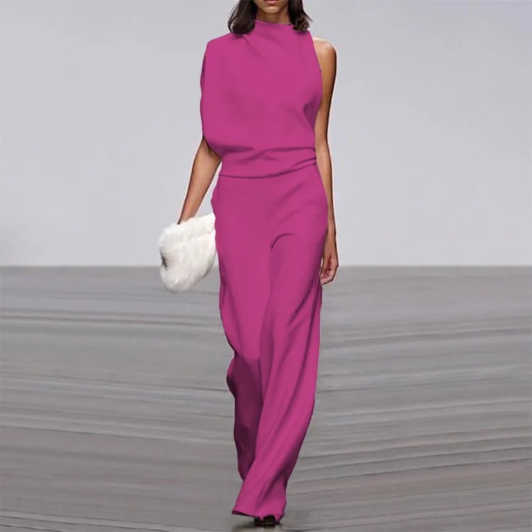 Aurienna™ | Modern Asymmetrical Jumpsuit