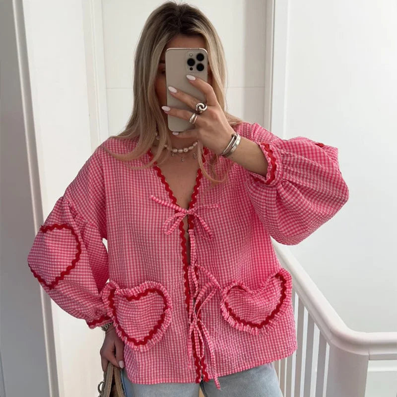 MILA™ | Heart Blouse