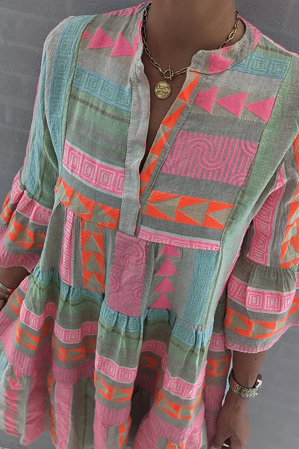 Bella™ | Bohemian Tiered Tunic Dress
