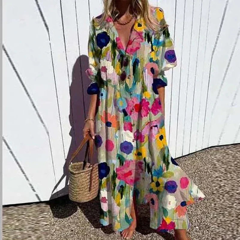 Vivian™ | Bloom Boldly Maxi Dress