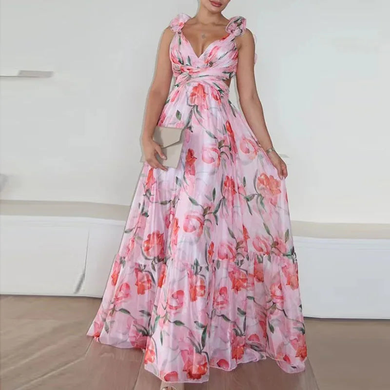 Quésia™ | Blooming Elegance Floral Gown