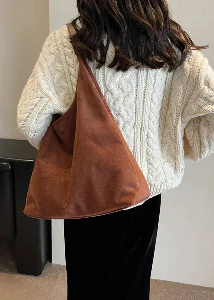 Énora™ | Soft Suede Shoulder Bag