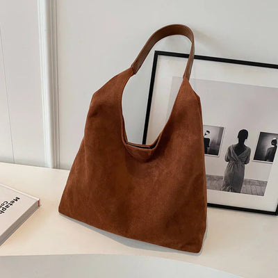 Énora™ | Soft Suede Shoulder Bag