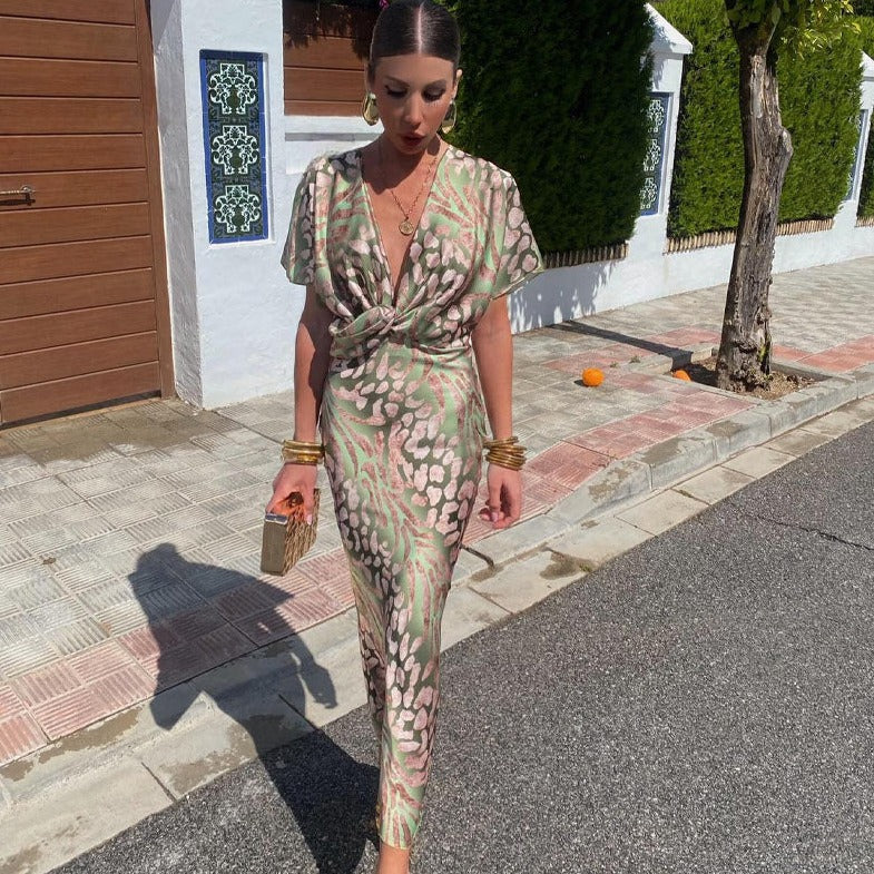 Novalise™ | Wrap Maxi Dress – Draped Elegance