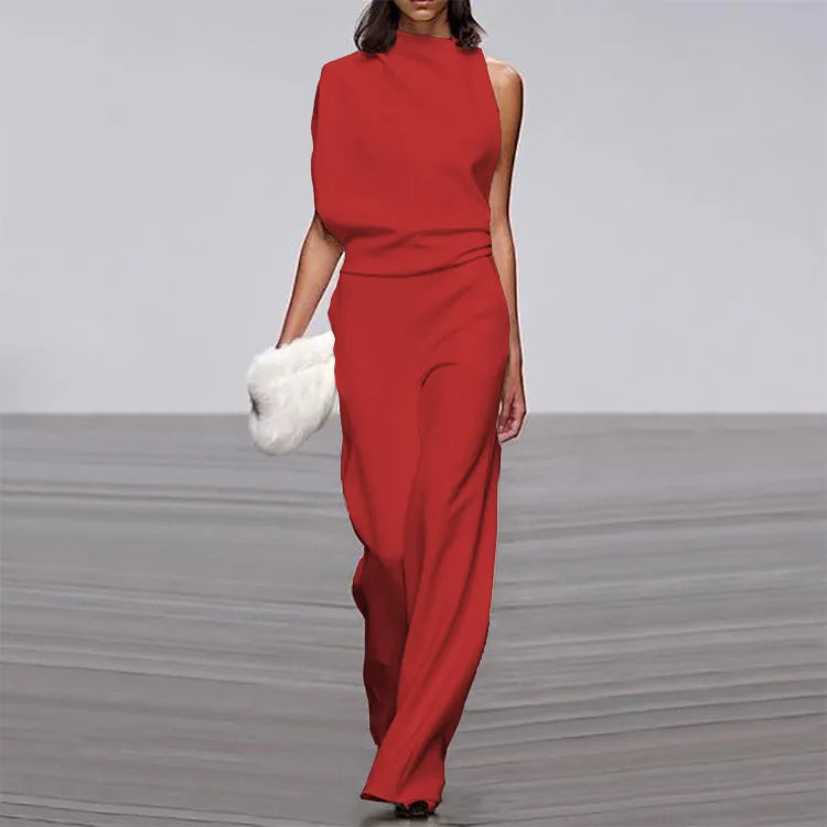 Aurienna™ | Modern Asymmetrical Jumpsuit