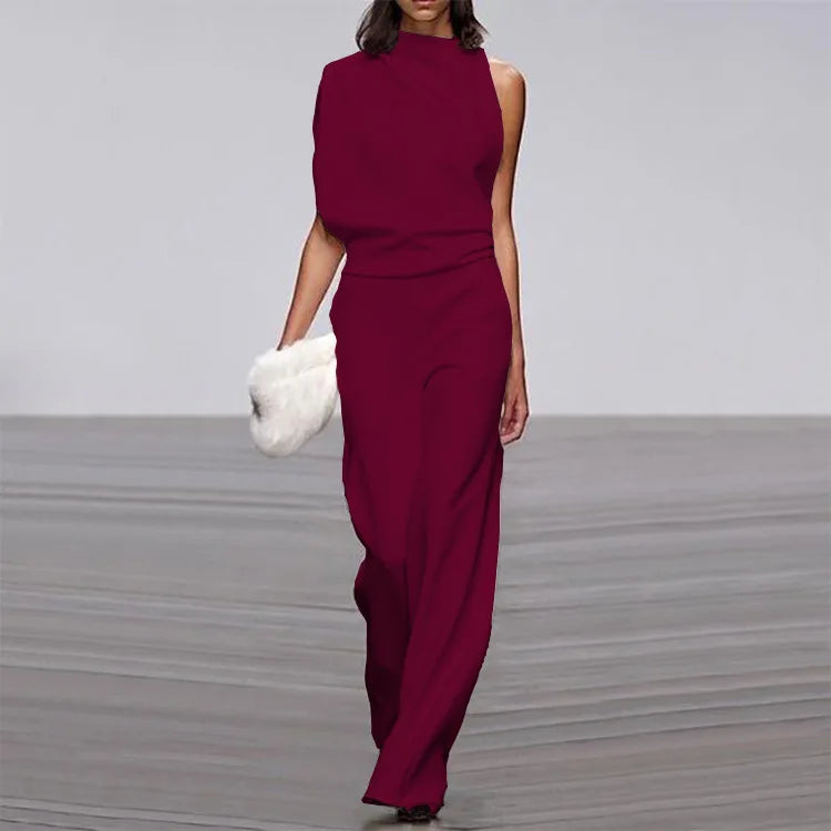 Aurienna™ | Modern Asymmetrical Jumpsuit