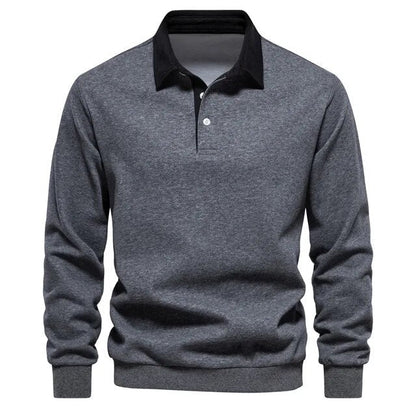 Romeo | Herren Lässig Kragen Pullover | Langarm