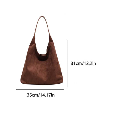 Énora™ | Soft Suede Shoulder Bag