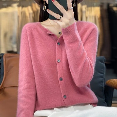 Mirelise™ | Classic Button Cashmere Cardigan