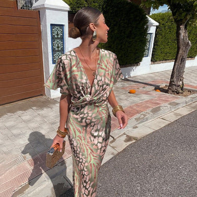 Novalise™ | Wrap Maxi Dress – Draped Elegance