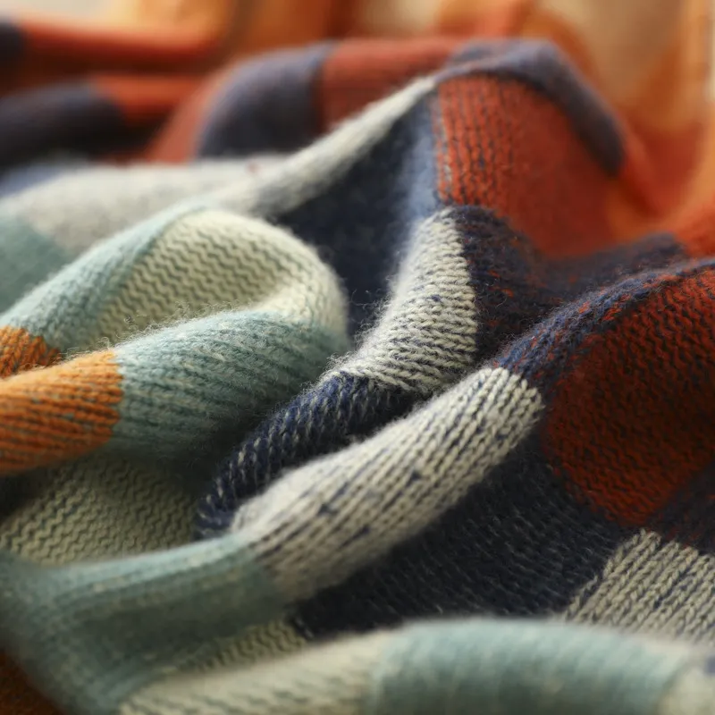 Solérie™ | Retro Check Knit Sweater