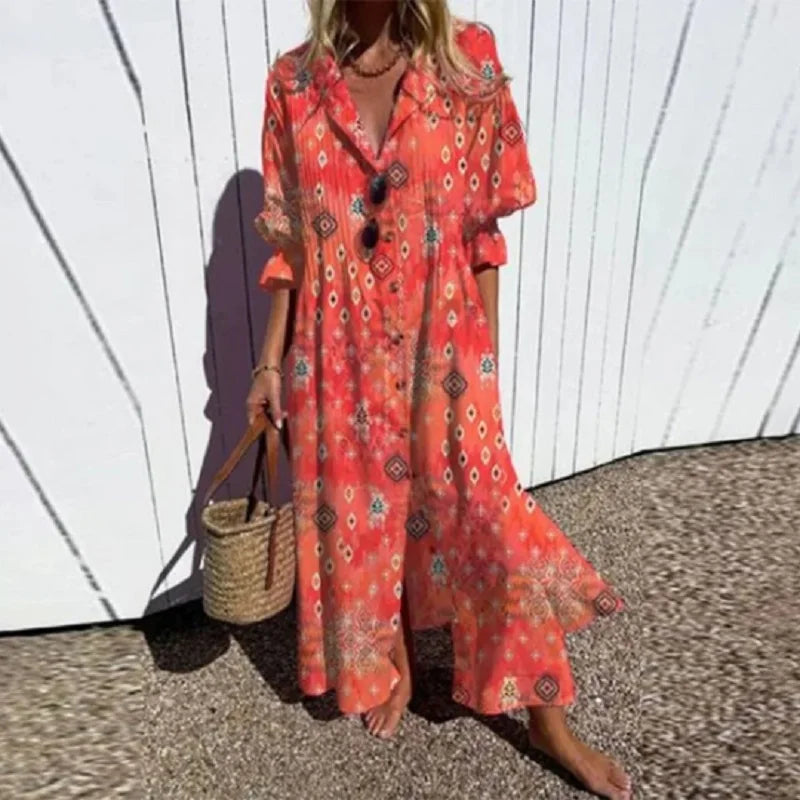 Vivian™ | Bloom Boldly Maxi Dress