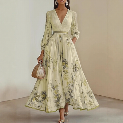 Wrenley™ | Elegant Pleated Maxi Dress