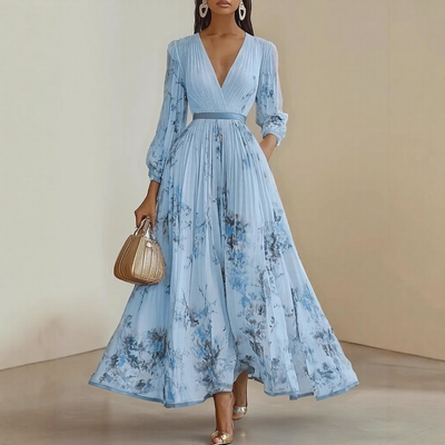 Wrenley™ | Elegant Pleated Maxi Dress