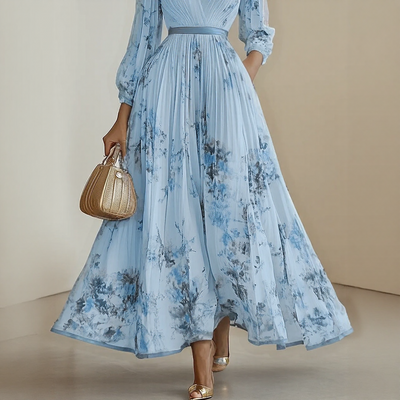Wrenley™ | Elegant Pleated Maxi Dress
