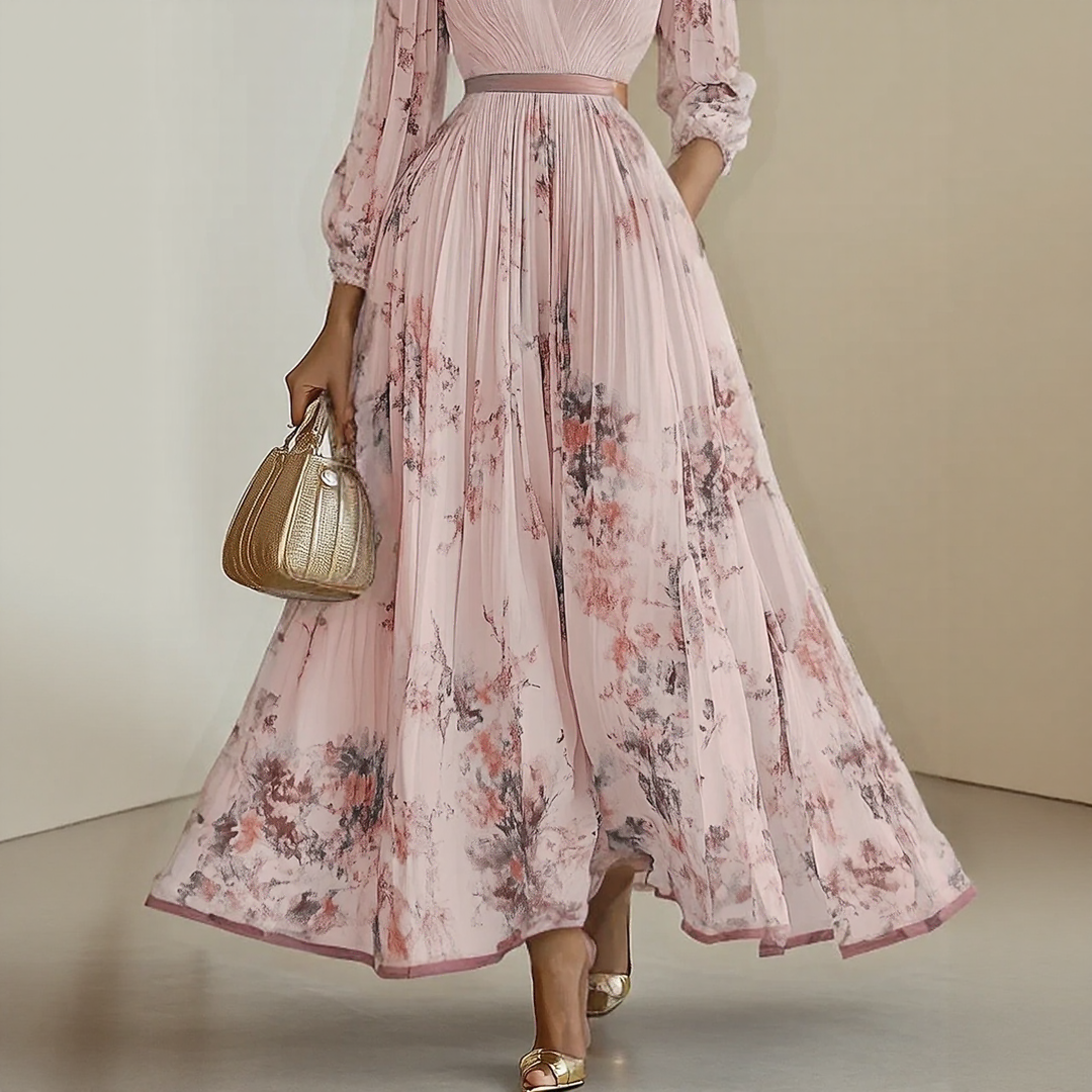 Wrenley™ | Elegant Pleated Maxi Dress