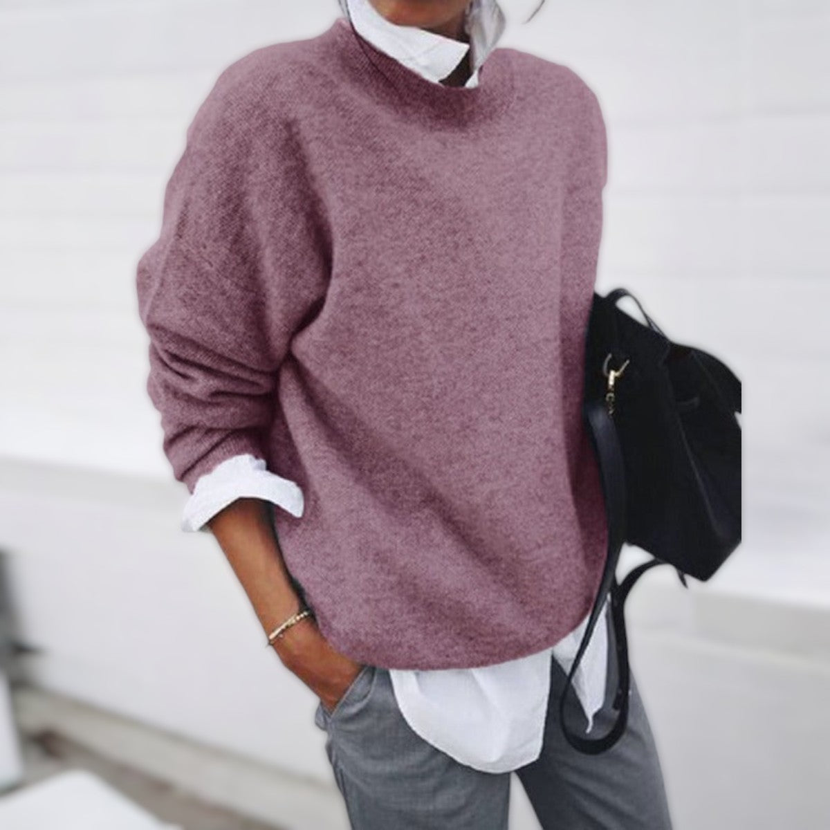 James™ | CloudSoft Oversized Knit Sweater