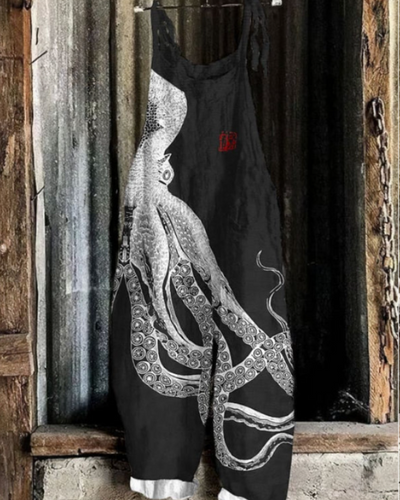 Arlianne™ | Octopus Print Jumpsuit